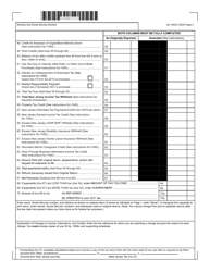 Form NJ-1040X New Jersey Amended Resident Income Tax Return - New Jersey, Page 3
