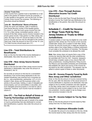 Instructions for Form NJ-1041 New Jersey Income Tax Fiduciary Return - New Jersey, Page 14