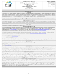 Document preview: Instructions for Form EIA-858 Uranium Marketing Annual Survey