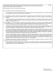 Instructions for FCC Form 601 Application for Wireless Telecommunications Bureau Radio Service Authorization, Page 25