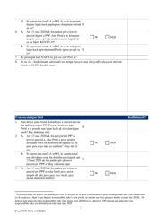 SBA Form 3509 Paycheck Protection Program Loan Necessity Questionnaire (For-Profit Borrowers) (Haitian Creole), Page 5