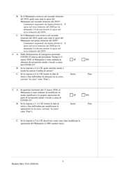 SBA Form 3510 Paycheck Protection Program Loan Necessity Questionnaire (Non-profit Borrowers) (Italian), Page 4