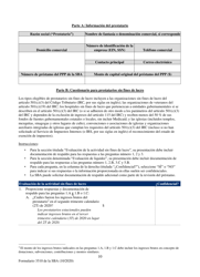 SBA Formulario 3510 Programa De Proteccion De Pago Cuestionario De Necesidad Del Prestamo (Para Prestatarios Sin Fines De Lucro) (Spanish), Page 2