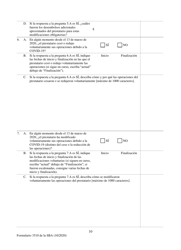 SBA Formulario 3510 Programa De Proteccion De Pago Cuestionario De Necesidad Del Prestamo (Para Prestatarios Sin Fines De Lucro) (Spanish), Page 5