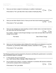 Form DFPI-512 SIQ Statement of Identity and Questionnaire - California, Page 4