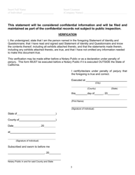 Form DFPI-512 SIQ Statement of Identity and Questionnaire - California, Page 5