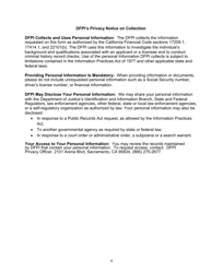 Form DFPI-512 SIQ Statement of Identity and Questionnaire - California, Page 6