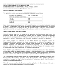 Form DFPI-CFL1602 Application for the Pilot Program for Increased Access to Responsible Small Dollar Loans - California, Page 2
