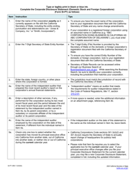 Form SI-PT Corporate Disclosure Statement (Domestic Stock and Foreign Corporations) - California, Page 3