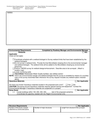 CDOT Form 1217 Preliminary Survey Scope - Colorado, Page 2