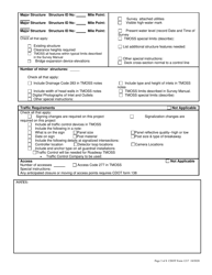 CDOT Form 1217 Preliminary Survey Scope - Colorado, Page 3