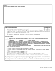 CDOT Form 1217 Preliminary Survey Scope - Colorado, Page 7