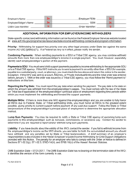 Instructions for Form 1F-P-888A Order/Notice to Withhold Income for Support - Hawaii, Page 11