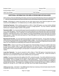 Form 1F-P-888A Order/Notice to Withhold Income for Support - Hawaii, Page 4