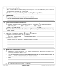 Form 1F-P-2005A Proposed Parenting Plan - Hawaii, Page 5
