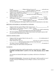 Form 2F-P-395 Stipulated Judgment of Paternity - Hawaii, Page 4
