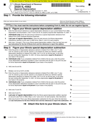 Document preview: Form IL-4562 Special Depreciation - Illinois