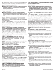 Instructions for Schedule M Other Additions and Subtractions (For Businesses) - Illinois, Page 2