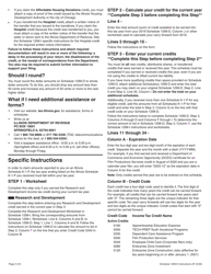 Instructions for Schedule 1299-D Income Tax Credits (For Corporations and Fiduciaries) - Illinois, Page 2