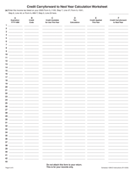 Instructions for Schedule 1299-D Income Tax Credits (For Corporations and Fiduciaries) - Illinois, Page 6