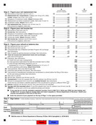 Form IL-990-T-X Amended Exempt Organization Income and Replacement Tax Return - Illinois, Page 2