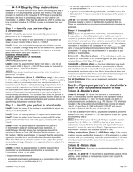 Instructions for Schedule K-1-P, K-1-P(3) Partnerships and S Corporations - Illinois, Page 3