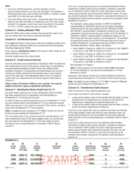 Instructions for Schedule 1299-A Tax Subtractions and Credits (For Partnerships and S Corporations) - Illinois, Page 4