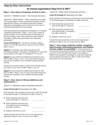 Instructions for Schedule K-1-P Partner&#039;s or Shareholder&#039;s Share of Income, Deductions, Credits, and Recapture - Illinois, Page 11