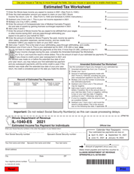 Form IL-1040-ES Estimated Income Tax Payments for Individuals - Illinois, Page 2