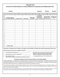 Form IL446-0126-P Privilege and Retaliatory Tax Return for Property and Casualty Insurers - Illinois, Page 5