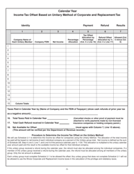 Form IL446-0126-H Privilege and Retaliatory Tax Return for Health Maintenance Organizations, Limited Health Service Organizations, Voluntary Health Service Plans and Dental Service Plans - Illinois, Page 5