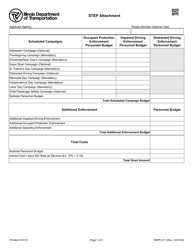 Form BSPE411 Step Attachment - Illinois