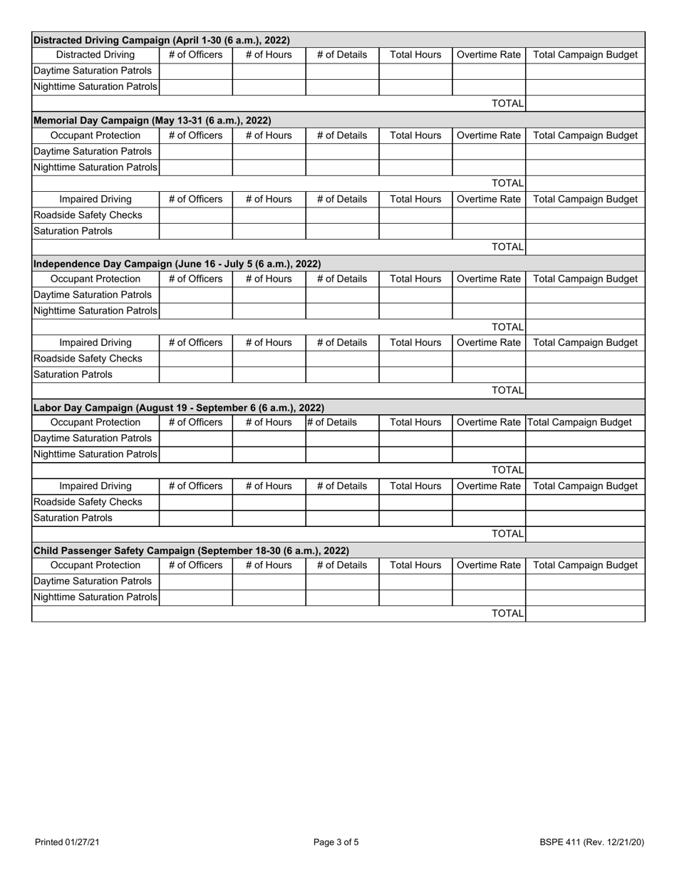 Form BSPE411 Step Attachment - Illinois, Page 3