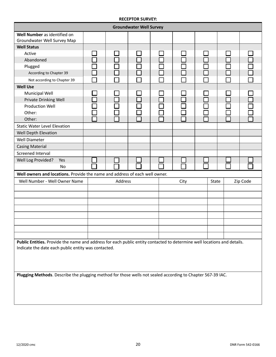 DNR Form 542-0166 Tier 2 Report Checklist - Iowa, Page 5