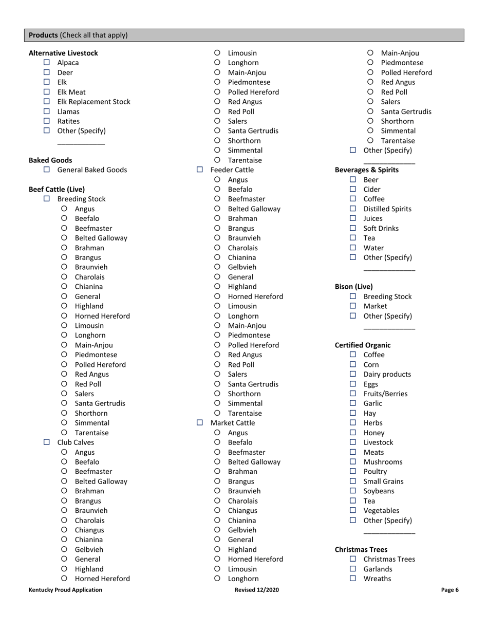 Membership Application  Agreement - Kentucky, Page 6