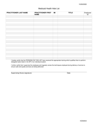 Form KDEME05 Request for Medicaid Sbhs Certification Amendment - Kentucky, Page 2