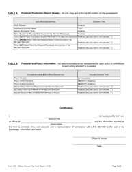 Form 1425 Military Discount Tax Credit Report - Louisiana, Page 2