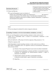 Form OFP102 Petition for Order for Protection (Ofp) - Minnesota (English/Spanish), Page 20