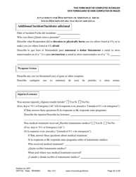 Form OFP102 Petition for Order for Protection (Ofp) - Minnesota (English/Spanish), Page 22