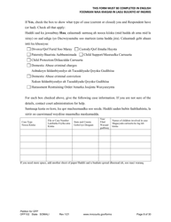 Form OFP102 Petition for Order for Protection (Ofp) - Minnesota (English/Somali), Page 8