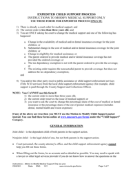 Document preview: Instructions for Form CSX2302 Notice of Motion and Motion to Modify Medical Support Only - Minnesota