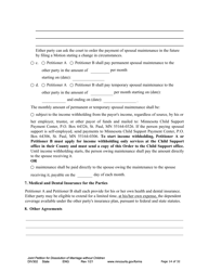Form DIV302 Joint Petition, Agreement, and Judgment and Decree for Marriage Dissolution Without Children - Minnesota, Page 14