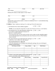 Form DIV302 Joint Petition, Agreement, and Judgment and Decree for Marriage Dissolution Without Children - Minnesota, Page 2