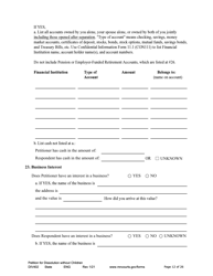 Form DIV402 Petition for Dissolution of Marriage Without Children - Minnesota, Page 12