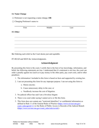 Form DIV402 Petition for Dissolution of Marriage Without Children - Minnesota, Page 25