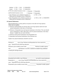 Form DIV402 Petition for Dissolution of Marriage Without Children - Minnesota, Page 9