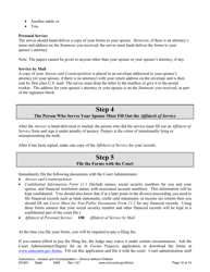 Instructions for Form DIV502 Answer and Counterpetition for Dissolution of Marriage Without Children - Minnesota, Page 12