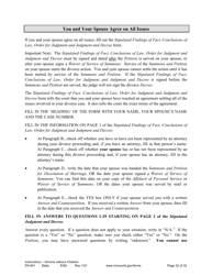 Form DIV401 Instructions for Dissolution of Marriage Without Children - Minnesota, Page 22