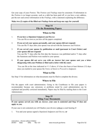 Form DIV401 Instructions for Dissolution of Marriage Without Children - Minnesota, Page 26