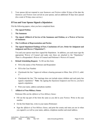 Form DIV401 Instructions for Dissolution of Marriage Without Children - Minnesota, Page 27